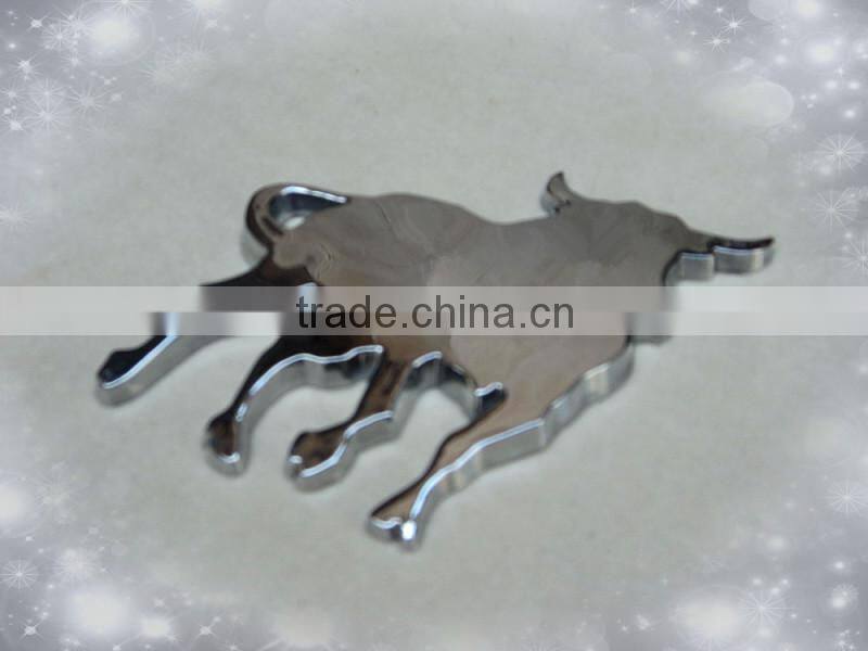 Custom 3D Chrome plastic badge