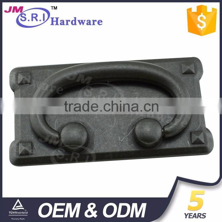 Classical style rectangle zinc alloy bedroom furniture pull handle