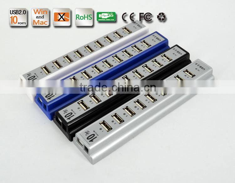 Top Grade 10 port usb 2.0 hub from usb por hub suppliers with lager capacity