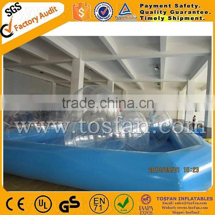 Hot sale zorb ball PVC inflatable pool for sale A8003