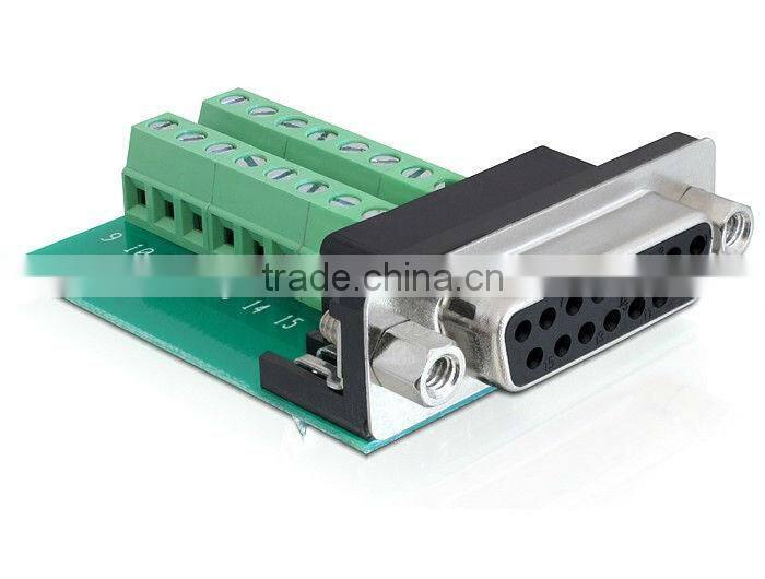 SubD9 M sur bornier sans plastron