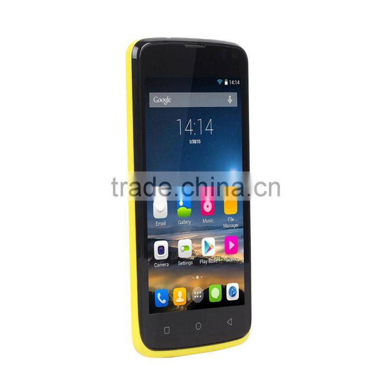 Original Elephone G2 MTK6732M Quad Core 64 Bit FDD LTE 4G WCDMA 3G Android 5.0 1GB RAM 8.0MP 4.5" 854*480 Dual SIM Wifi GPS