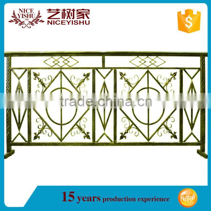 Alibaba China Wholesale modern Wrought Iron railing Design balcony railing for outdoor Garden, Homes, Villas, School