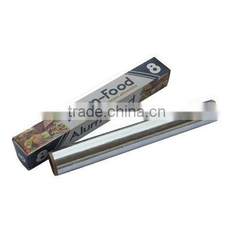 5m x 30cm x 10mic Disposable Food Grade Catering Kitchen Use Aluminum Foil Roll For Food Wrap