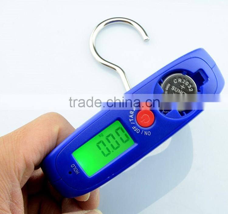 50kg/10g mini charming portable digital hanging luggage scale