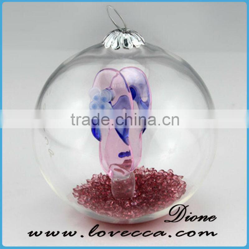 P----ER----Good Quality glass christmas baubles, christmas tree decoration glass ball