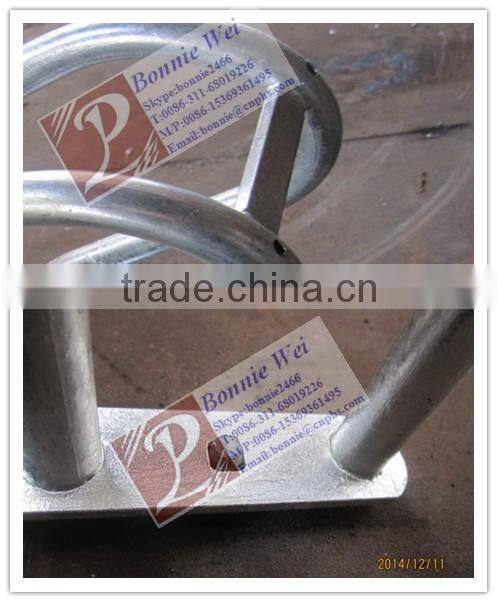 STORAGE SECURITY bike rack with Galvanized surface