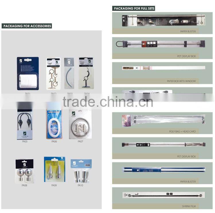 Flower Bud Curtain pole