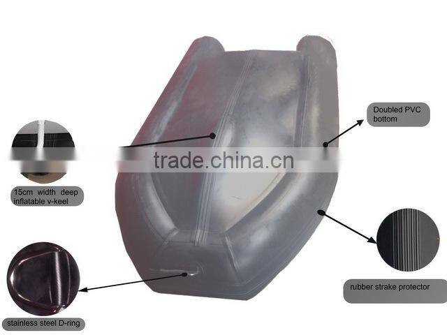 530cm RIB rigid inflatable boat with aluminum floor for rescue, sports and fishing use