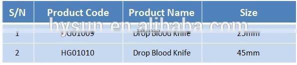 sashimi knife drop blood knife for deep sea fishing