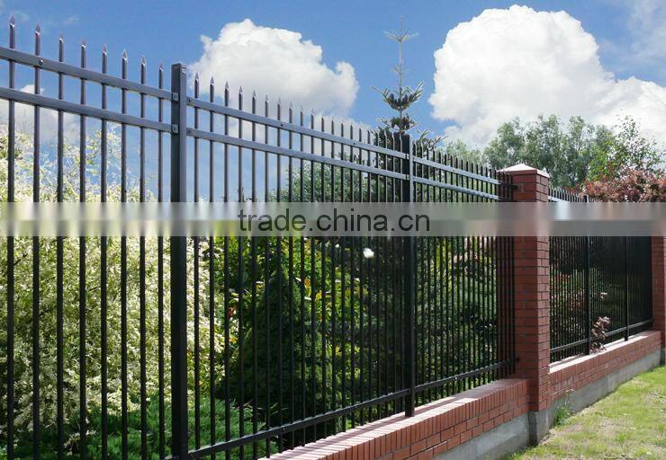 ISO9001 Most popular Assembled Zinc Steel Fence