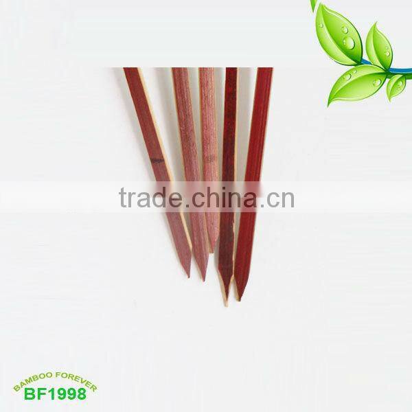 18cm Natural Bamboo ring cocktail Picks with color