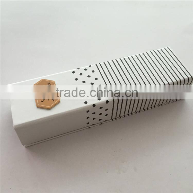 eco-friendly clear customizable wholesale paper unbranded pencil case with magnet closure for school