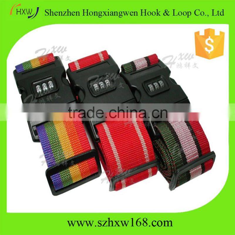 Best seller combination Lock safety belt Luggage Strap