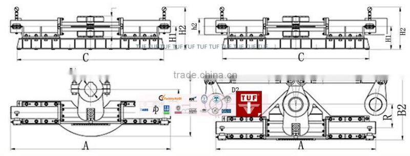 rapson slide type marine steering gear