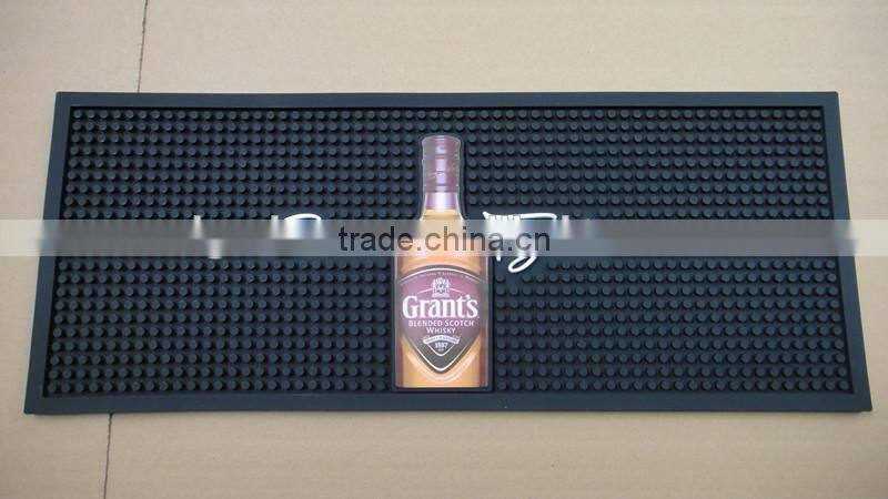 Personalized Soft Cheap Rubber Pvc Silicone Bar Mat
