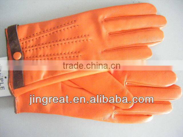 leather gloves/pu gloves with Snake Pattern