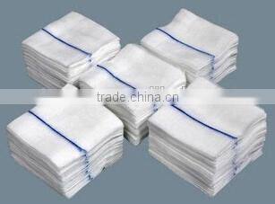 Medical absorbent gauze swabs,white,non sterile,non x-ray,40s.