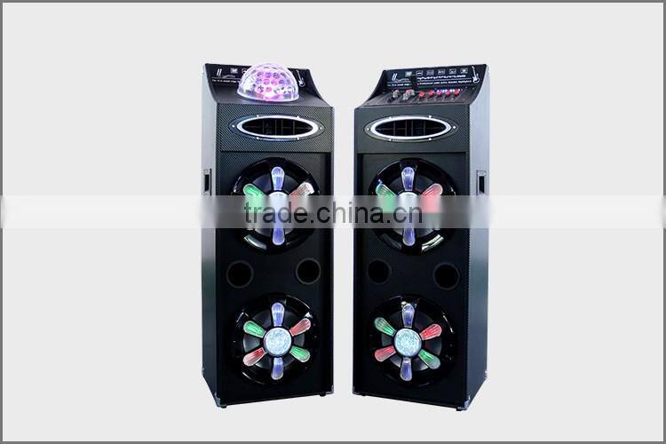 Pro Home Theater With Bluetooth Portable Stereo Wooden Digital Speaker