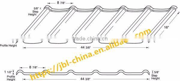 Durable look beautifu The aluminum machine glazed steel Tile Roll Forming Machine
