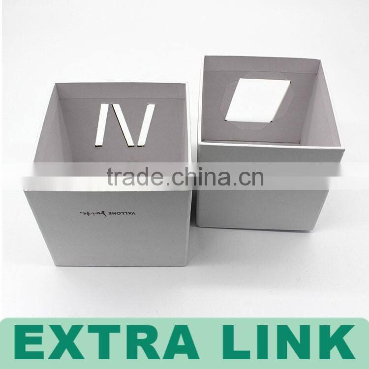 Custom Logo Luxury Color Printing Cardboard Paper Candl e Packaging Box With Lid