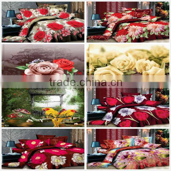 reactive printed polyester peach skin microfiber fabric