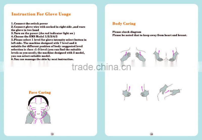 BP-010E home use personal care 1Mhz Ultrasonic galvanic x body ems equipment electric muscle stimulation weight loss