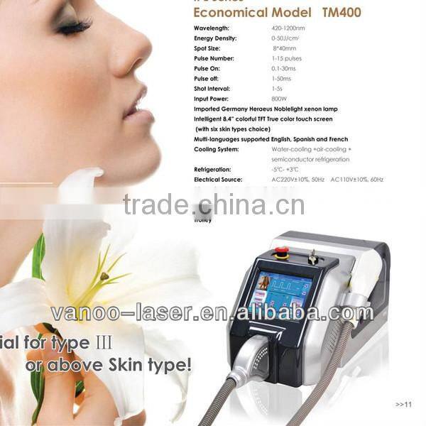 CE ISO Certification and No IPL+ RF CE approved ipl laser machine