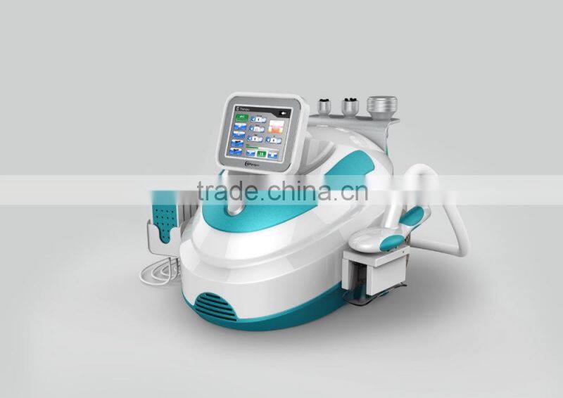 5in1 high effective 130-350MW 650nm 980nm dual wavelength lipo,combined cavitation rf cryolipolysis