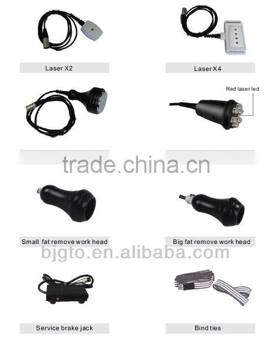 The newest super slimming machine:cavitation+RF+liposucation+lioplysis