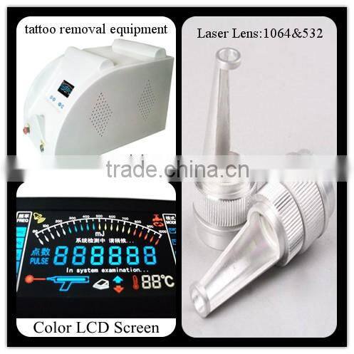 Effective Q Switch ND YAG Laser Tattoo Removal QL2 POP IPL