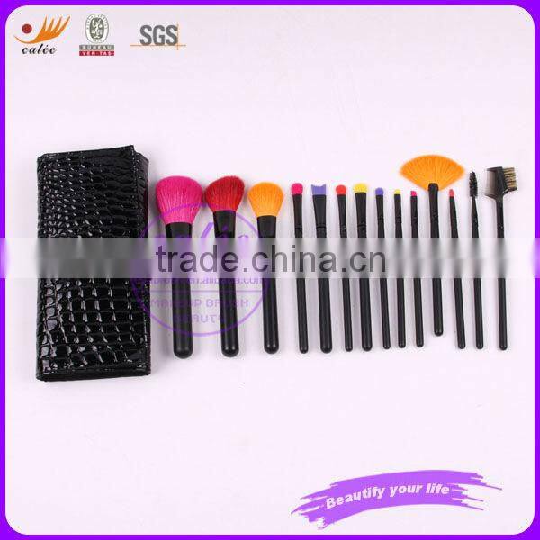 New design 14pcs Makeup Brushes Set with colors
