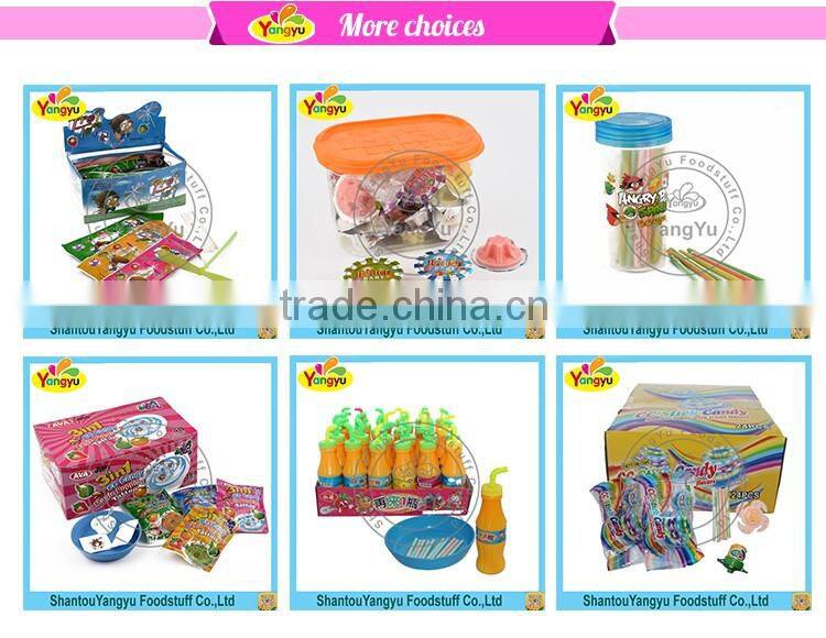 Bone pressed candy with sweet strawberry powder candy