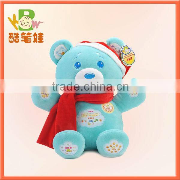 Plush stuffed snowman christmas decoration toys OEM factory