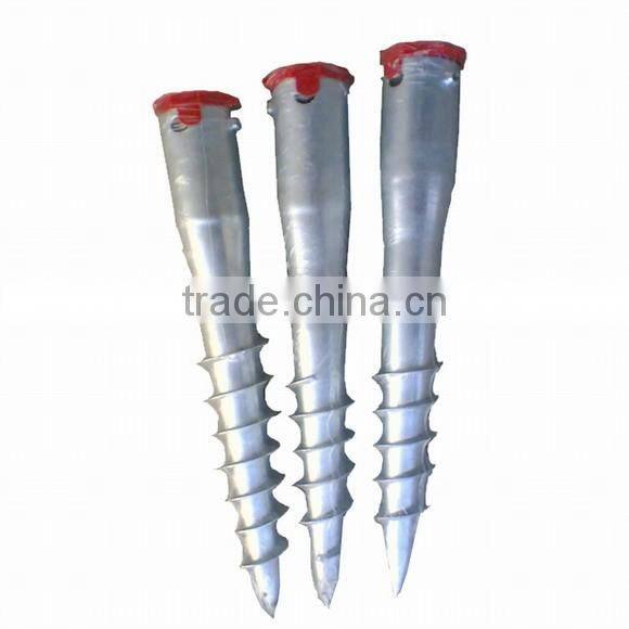 Alibaba China Safe No Dig Stainless Steel Folding Ground Screw Pole Anchor
