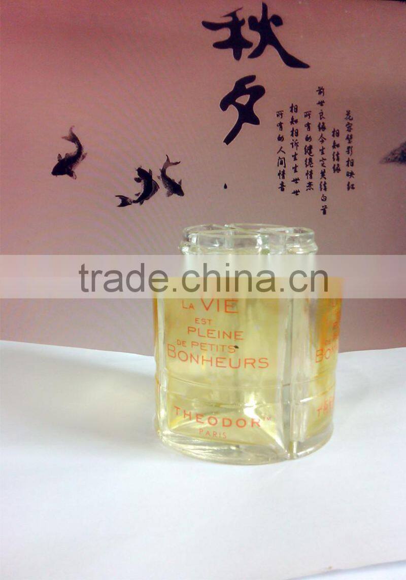 320ml unique design bottle with set of 4 bottles for perfumery