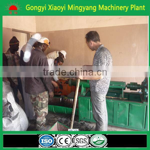 hydraulic briquette press machine/charcoal bar making machine/coal stick extruder