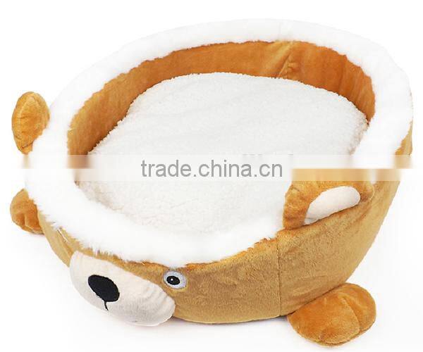 Cute Bear Shaped Plush Dog beds