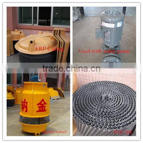 500T High efficiency Round water cooling tower mini cooling tower water tower