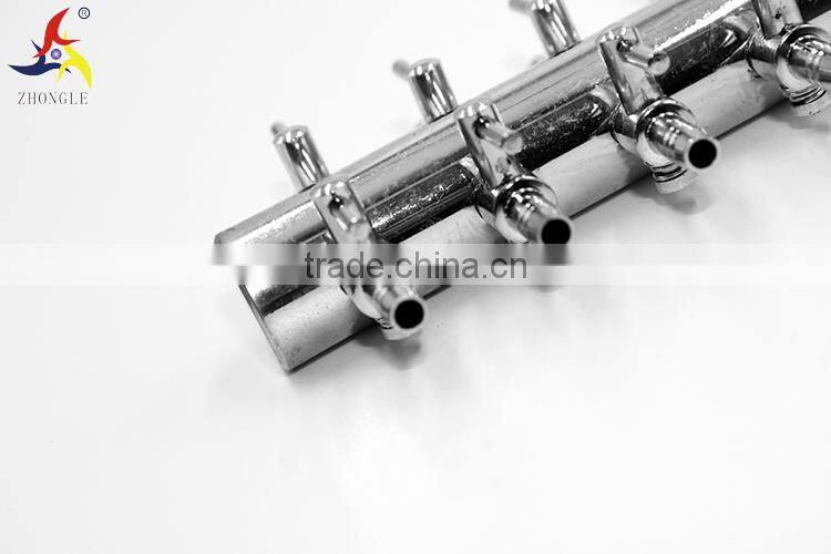 19 mm inlet 4 mm outlet 1way in 8 way out metal air control valve