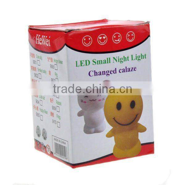 7 Color Changing Lovely Cute LED Small Night Light Lamp