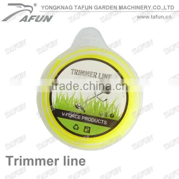 China grass trimmer line with different color and size