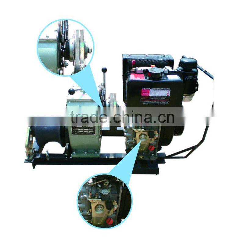3 Ton Steel Cable Drum Construction Lifting Winch