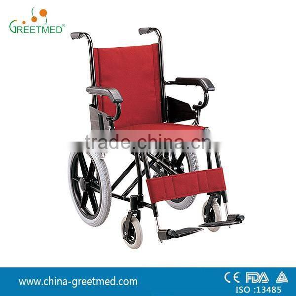 aluminum type hospital adjustable height wheelchair