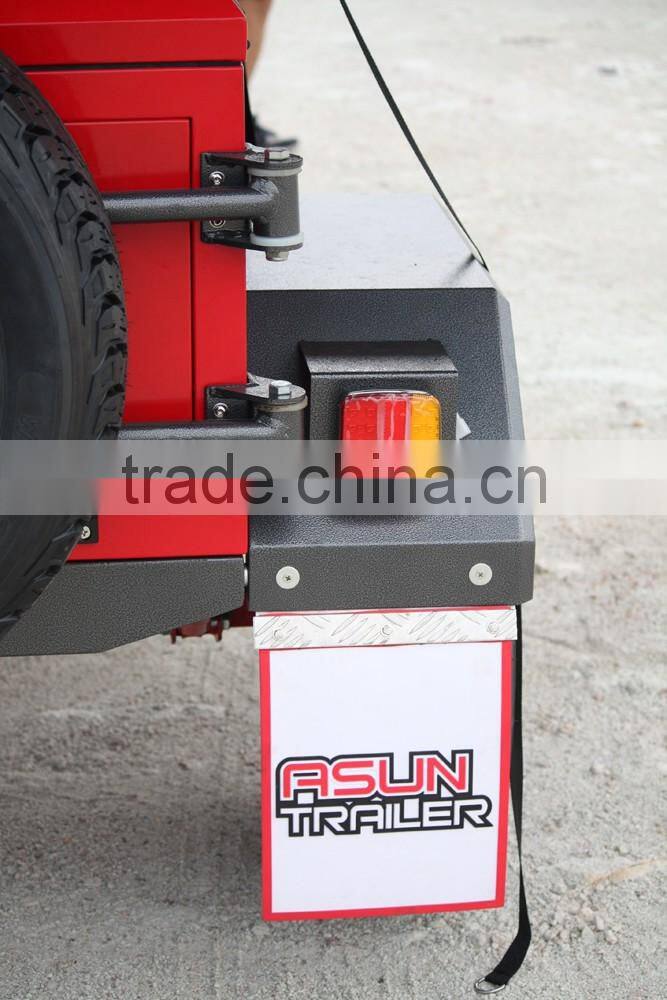 mini off-road camper trailer with independent suspension with kitchen system FS-X3