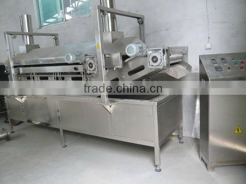 Automatic Continuous Deep Fryer with Double Conveyor