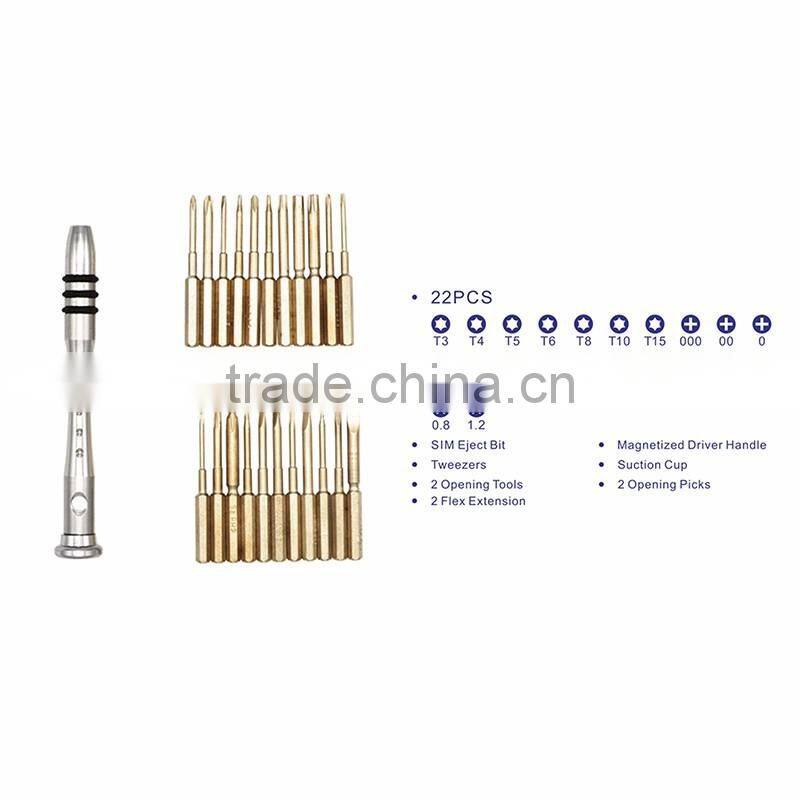 32 pcs CR-V material interchangable Cordless precision phone repair screwdriver hand tools bit set