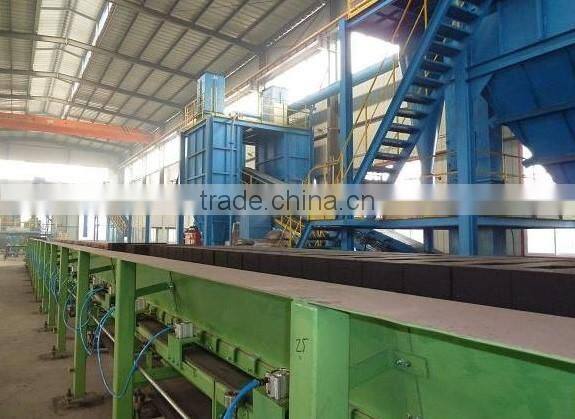 Manhole cover molding line