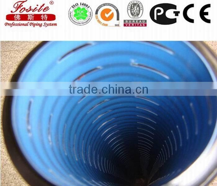 HDPE perforated corrugated pipe high quality good price large diameter