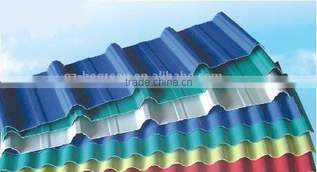 anti corrosion pvc plastic corrugated roofing sheet